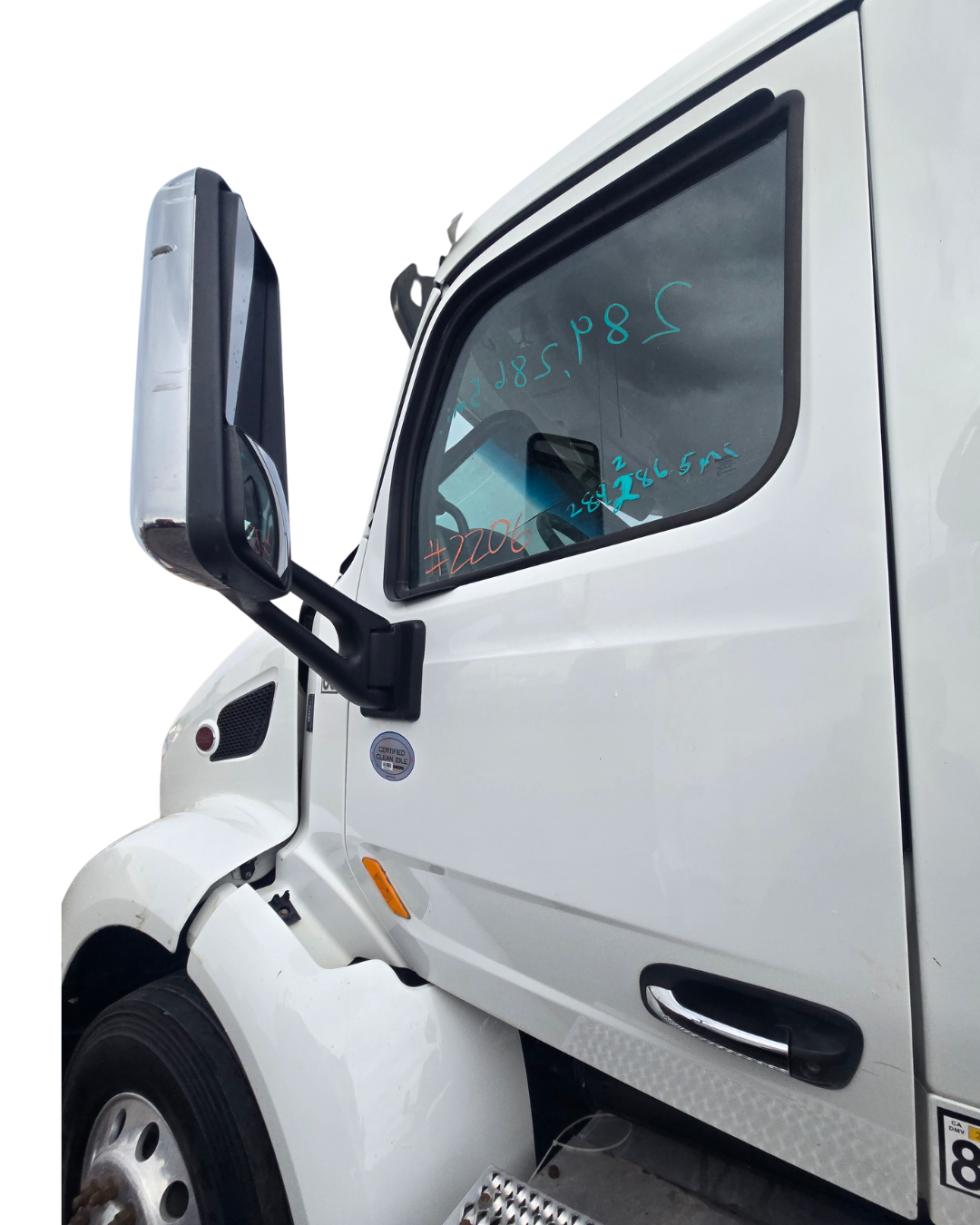2021 Peterbilt 579 Driver Door Stock #2206-8