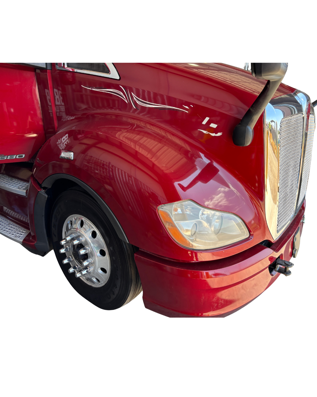2022 Kenworth T680 HOOD STOCK# 2184-2