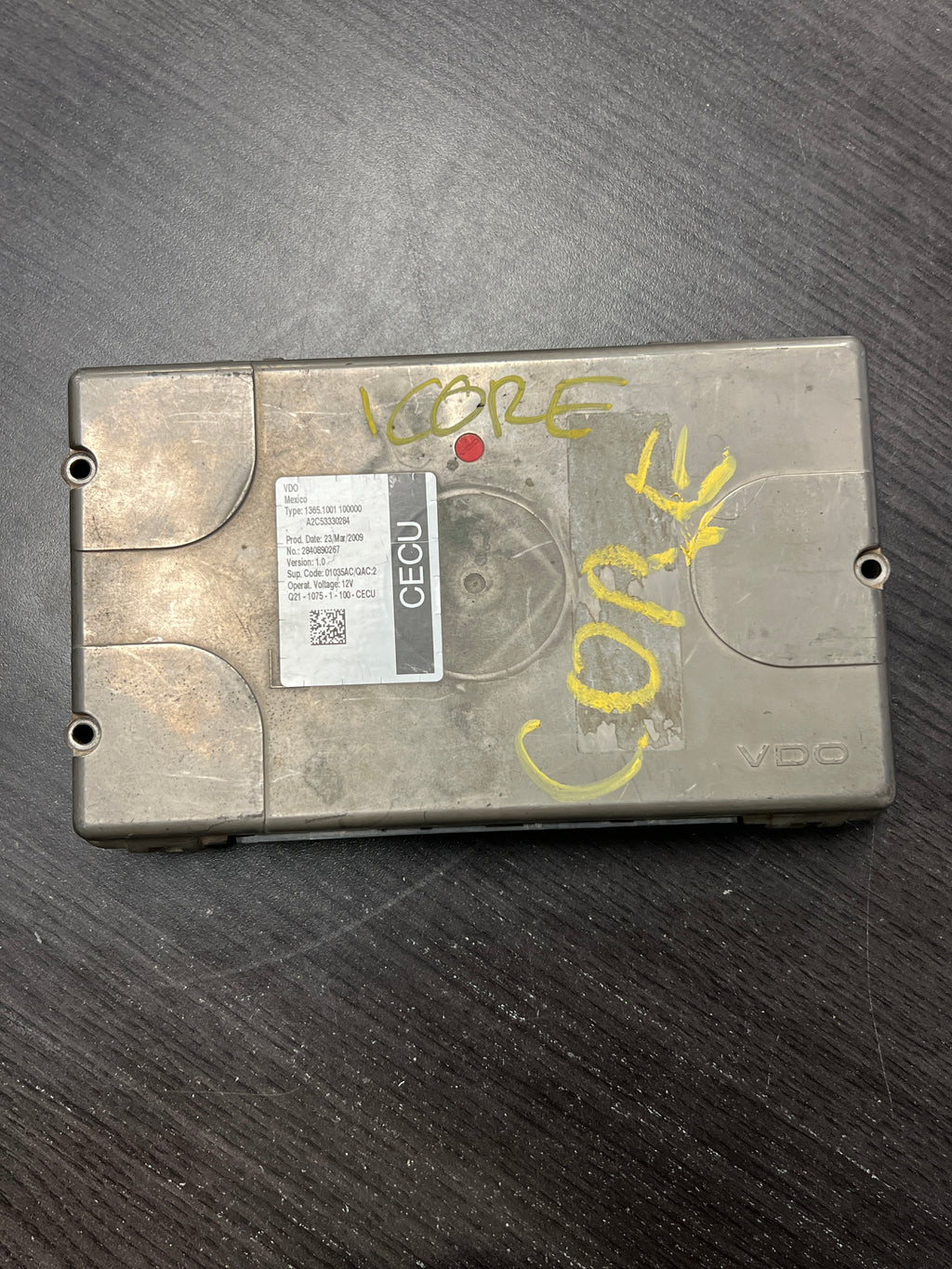VDO CECU (Cab Electronic Control Unit) part number A2C53330284