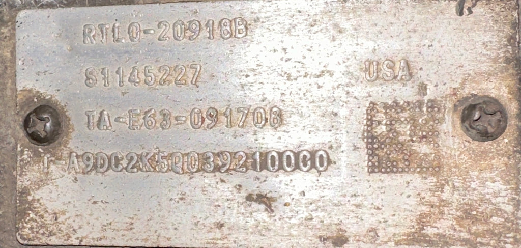 Eaton RTLO20918B transmission 18 Speed