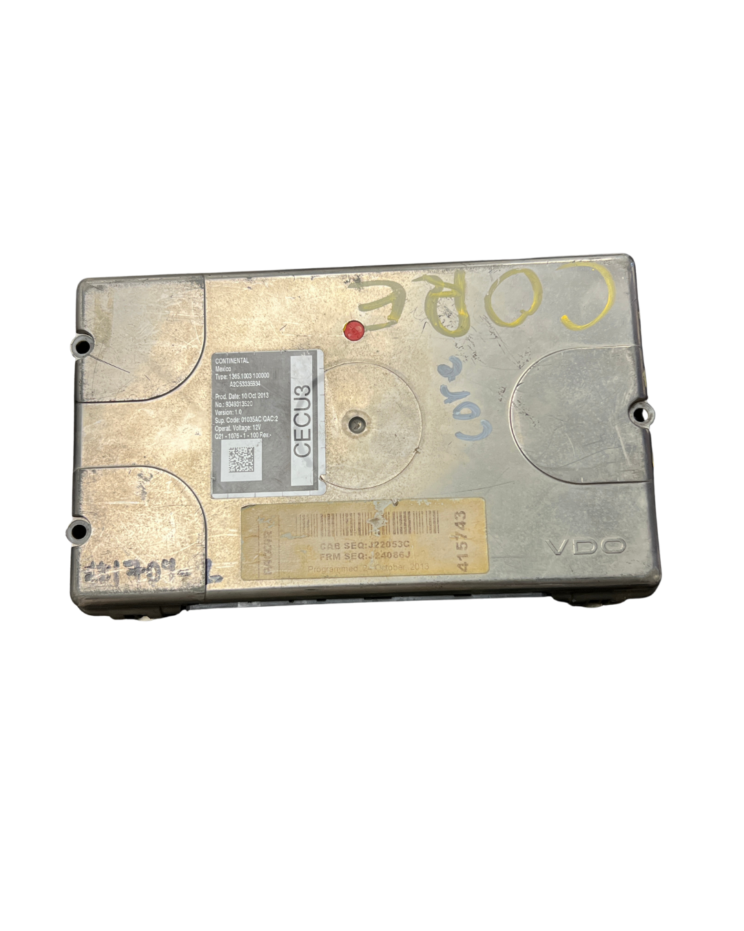 PACCAR CECU3 Control Module Part Number: Q21-1076-1-100
