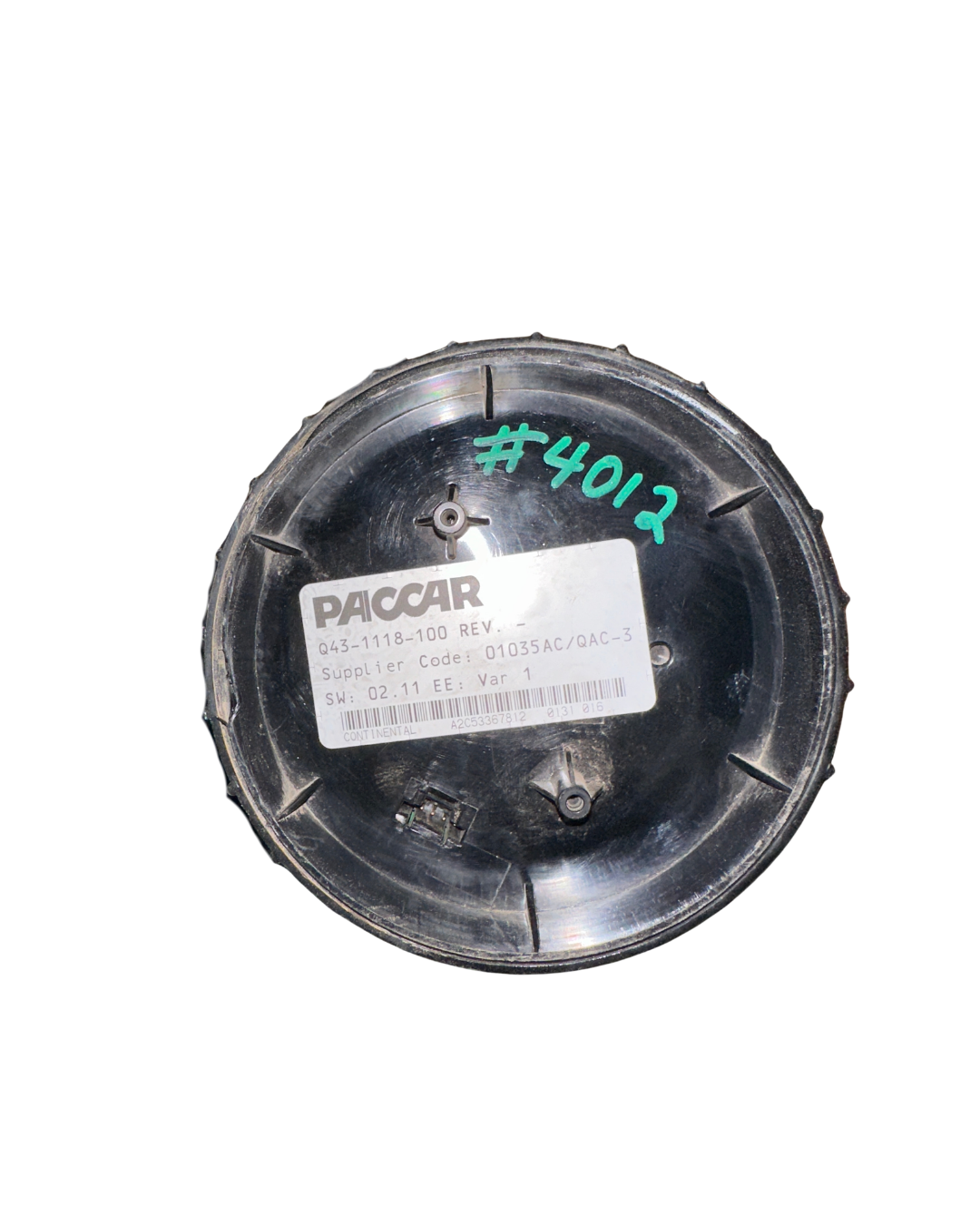 PACCAR tachometer part number Q43-1118-100