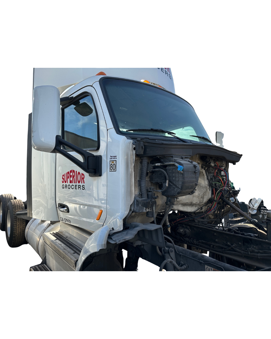 Used 2020 Day Cab complete cab assembly wired for MX13/AUTO