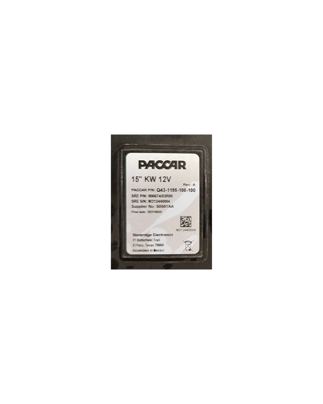 15-inch high-definition digital display instrument cluster