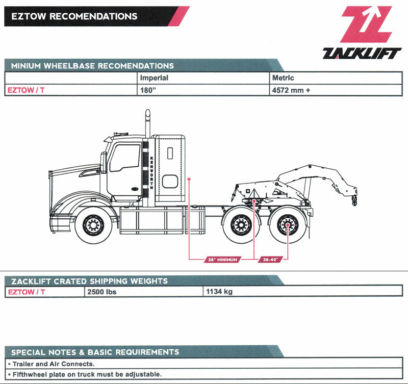 Zacklift EZ Tow