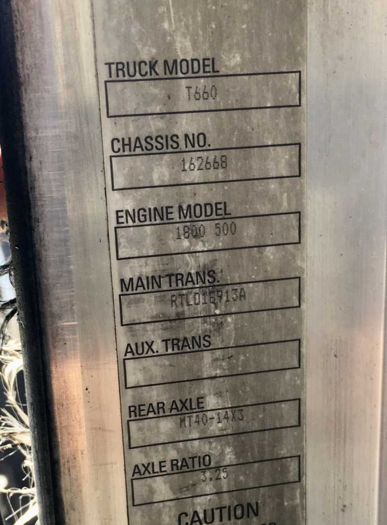 2017 Kenworth T660