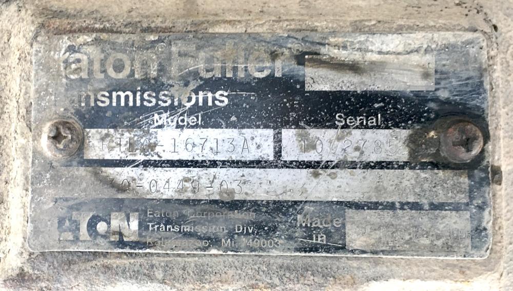 Eaton Fuller RTLO16713A transmission