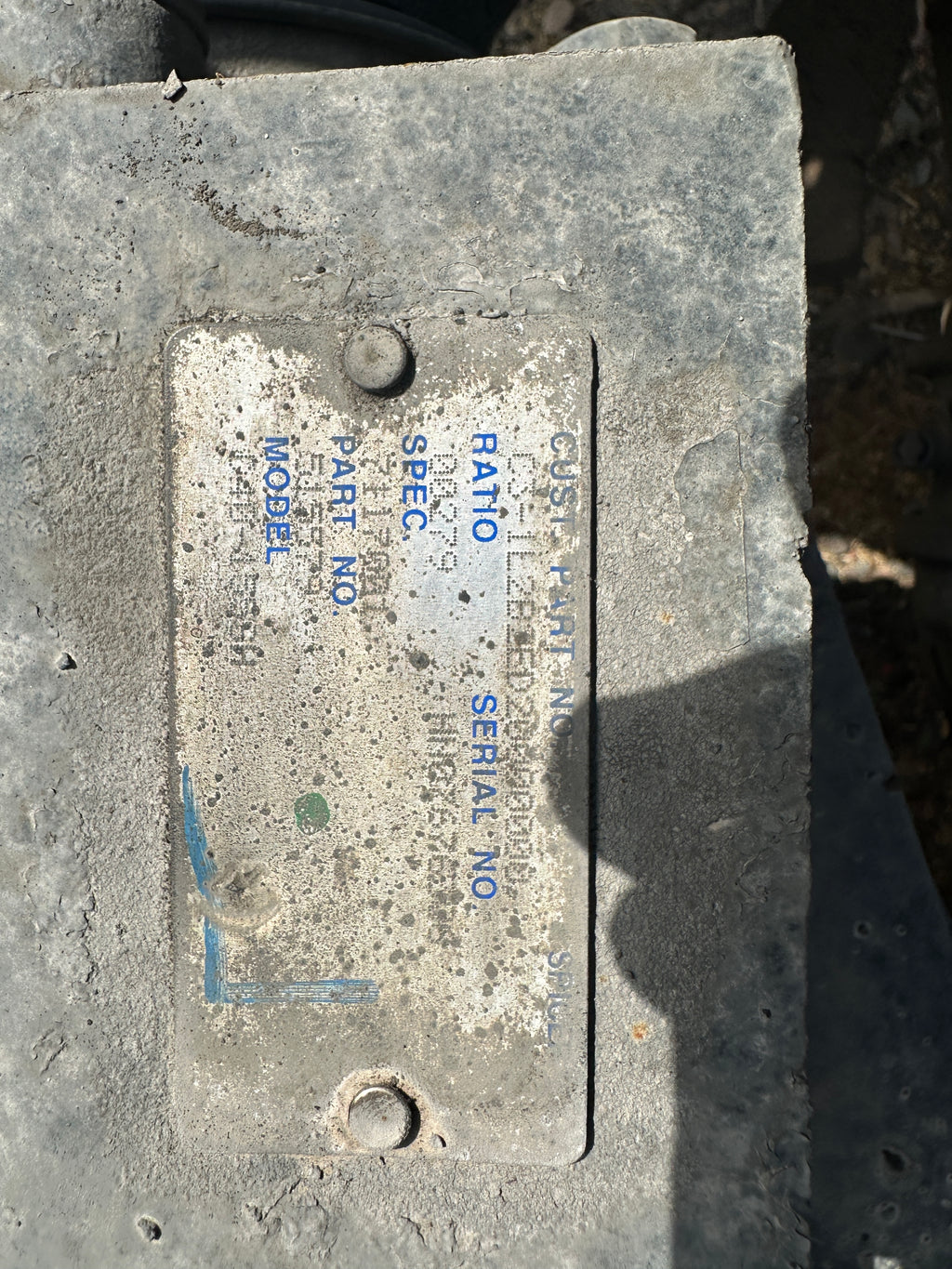 Low Air Leaf Suspension Cutoff STOCK# 2184-6