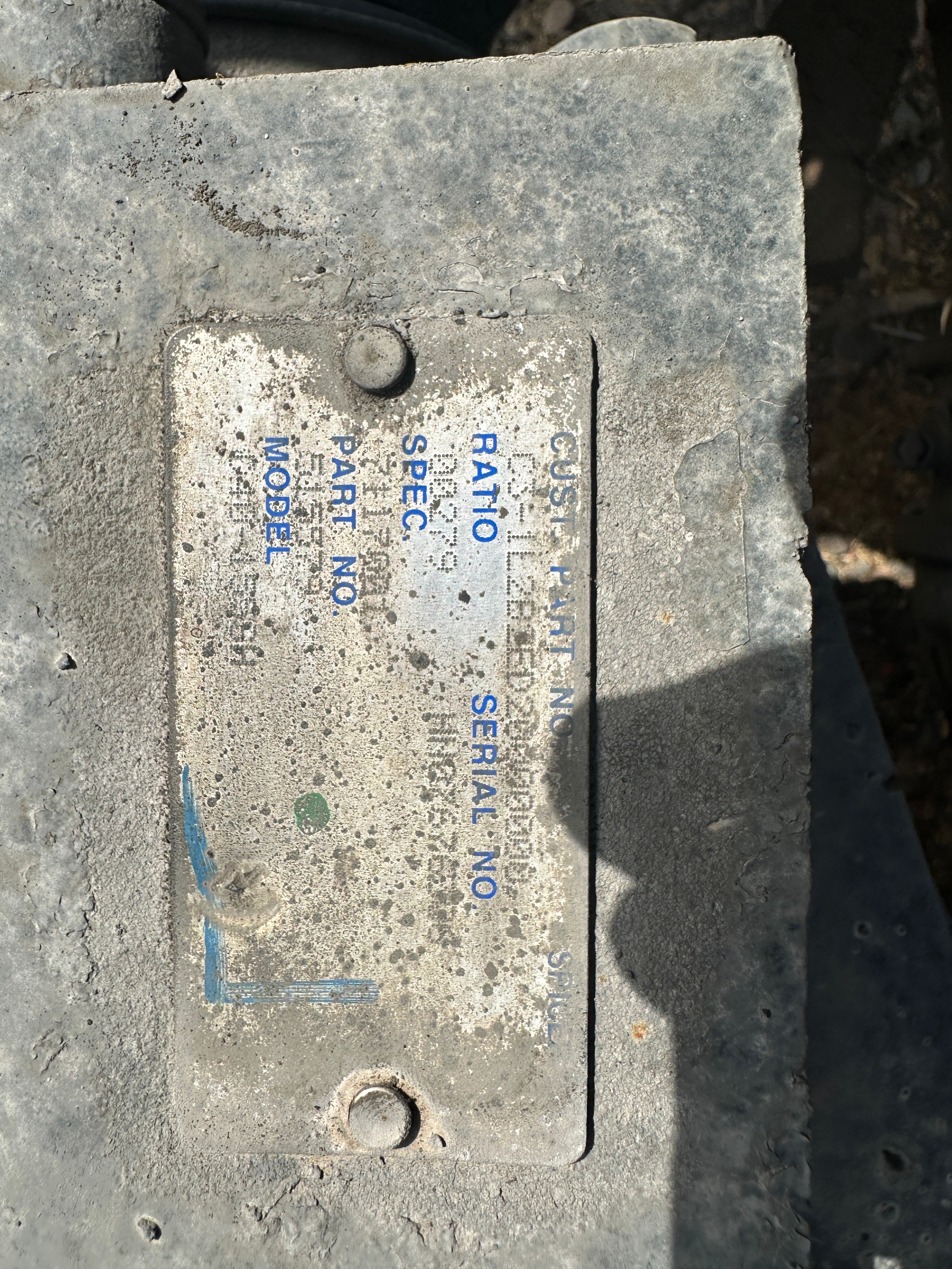 Low Air Leaf Suspension Cutoff STOCK# 2184-6